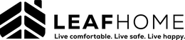LEAF HOME LIVE COMFORTABLE. LIVE SAFE. LIVE HAPPY. trademark