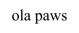 OLA PAWS trademark