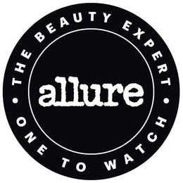 ALLURE THE BEAUTY EXPERT ONE TO WATCH trademark