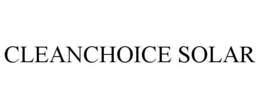 CLEANCHOICE SOLAR trademark