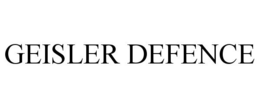 GEISLER DEFENCE trademark