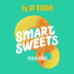 3G OF SUGAR SMART SWEETS PEACH RINGS trademark