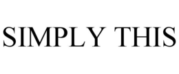 SIMPLY THIS trademark