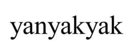 YANYAKYAK trademark