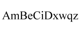 AMBECIDXWQZ trademark