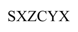 SXZCYX trademark