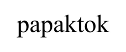 PAPAKTOK trademark