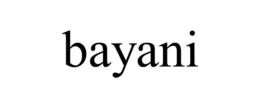 BAYANI trademark