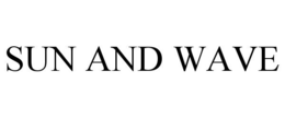 SUN AND WAVE trademark