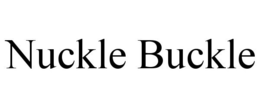 NUCKLE BUCKLE trademark