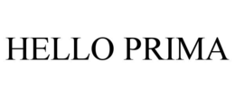 HELLO PRIMA trademark