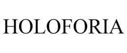 HOLOFORIA trademark