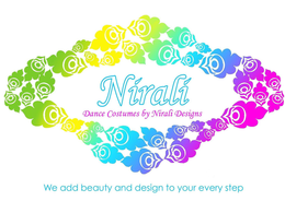 NIRALI DANCE COSTUMES BY NIRALI DESIGNS WE ADD BEAUTY AND DESIGN TO YOUR EVERY STEP trademark