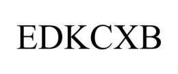 EDKCXB trademark