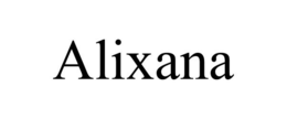 ALIXANA trademark