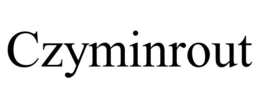 CZYMINROUT trademark