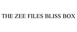 THE ZEE FILES BLISS BOX trademark