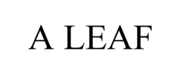 A LEAF trademark