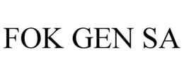 FOK GEN SA trademark