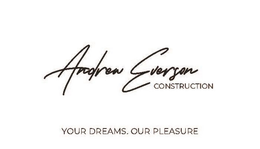 ANDREW EVERSON CONSTRUCTION YOURDREAMS. OUR PLEASURE trademark