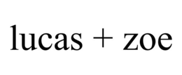 LUCAS + ZOE trademark