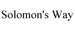 SOLOMON'S WAY trademark