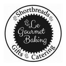 LE GOURMET BAKING SHORTBREADS GIFTS CATERING trademark