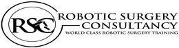 RSC ROBOTIC SURGERY CONSULTANCY WORLD CLASS ROBOTIC SURGERY TRAINING trademark