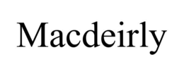 MACDEIRLY trademark