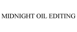 MIDNIGHT OIL EDITING trademark
