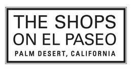 THE SHOPS ON EL PASEO PALM DESERT, CALIFORNIA trademark