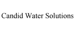 CANDID WATER SOLUTIONS trademark