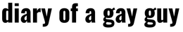 DIARY OF A GAY GUY trademark