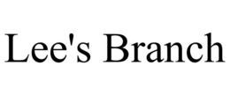 LEE'S BRANCH trademark