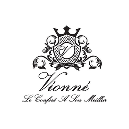 V VIONNÉ EST. 2021 LE CONFORT A SON MEILLEUR trademark