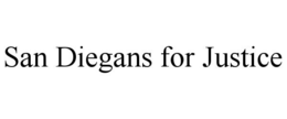 SAN DIEGANS FOR JUSTICE trademark