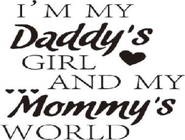 I'M MY DADDY'S GIRL AND MY MOMMY'SWORLD trademark