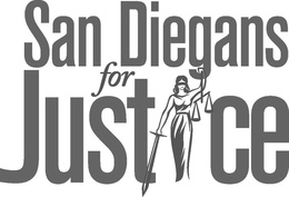 SAN DIEGANS FOR JUSTICE trademark