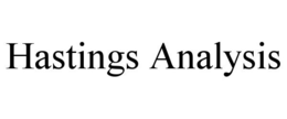 HASTINGS ANALYSIS trademark
