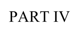 PART IV trademark