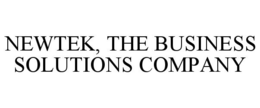 NEWTEK, THE BUSINESS SOLUTIONS COMPANY trademark