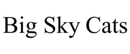 BIG SKY CATS trademark