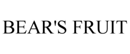 BEAR'S FRUIT trademark