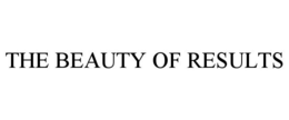 THE BEAUTY OF RESULTS trademark