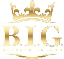 B.I.G. BLESSED IN GOD trademark