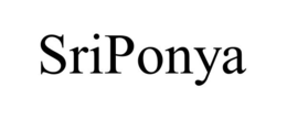 SRIPONYA trademark