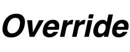 OVERRIDE trademark