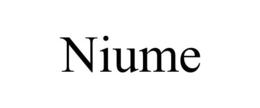 NIUME trademark