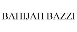 BAHIJAH BAZZI trademark