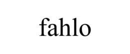 FAHLO trademark